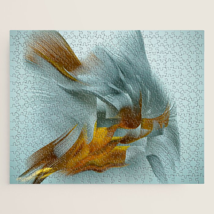 Flow Abstract IX Jigsaw Puzzle Gallery Image 1