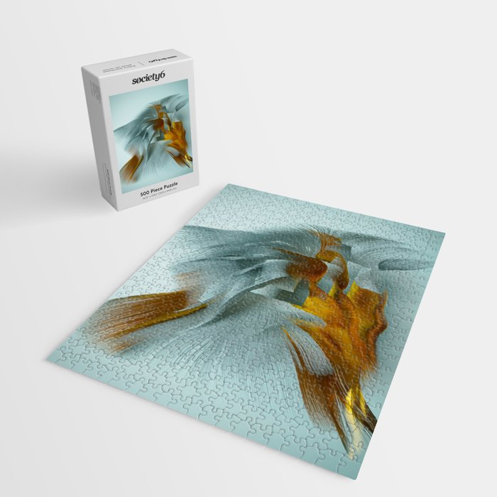 Flow Abstract IX Jigsaw Puzzle Gallery Image 2