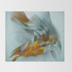 Flow Abstract IX Throw Blanket Gallery Image 2