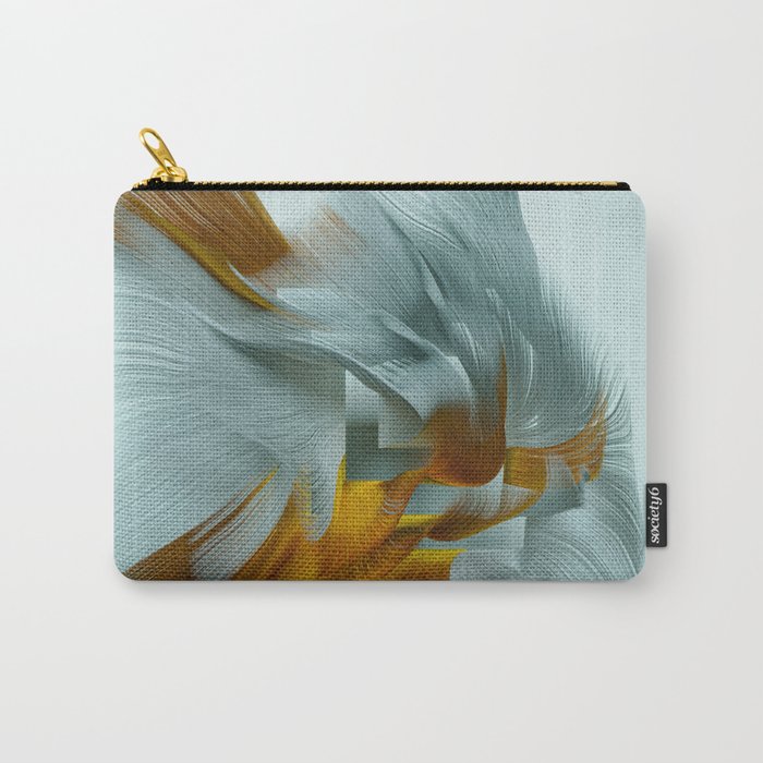 Flow Abstract IX Carry All Pouch Gallery Image 1