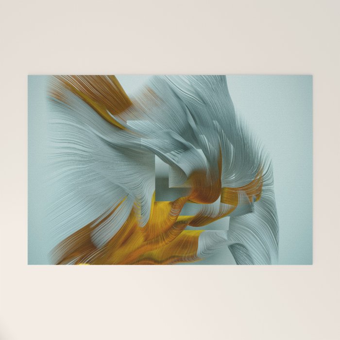 Flow Abstract IX Welcome Mat Gallery Image 1