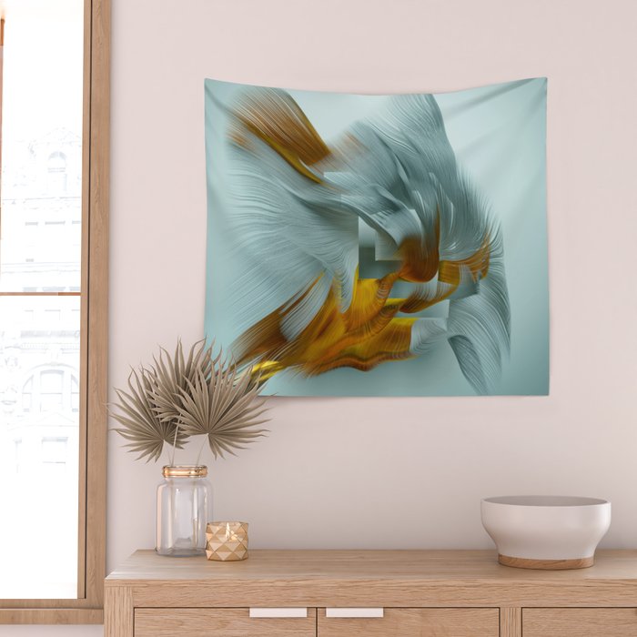 Flow Abstract IX Wall Tapestry Gallery Image 2