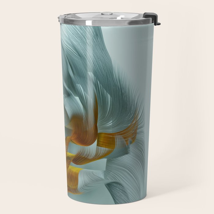 Flow Abstract IX Travel Mug Gallery Image 2