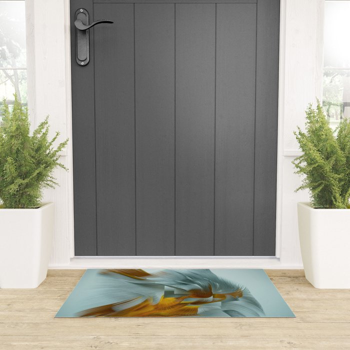 Flow Abstract IX Welcome Mat Gallery Image 3