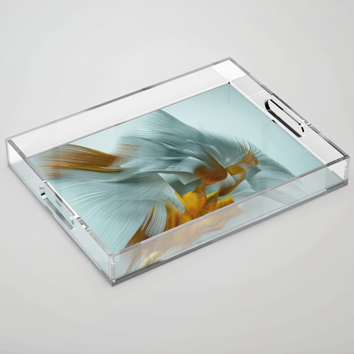 Flow Abstract IX Acrylic Tray Gallery Image 1