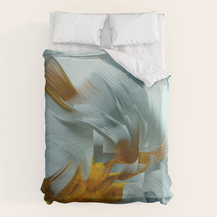 Flow Abstract IX Duvet Cover Gallery Image 6