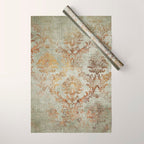 Aged Damask Texture 3 Wrapping Paper Gallery Image 1