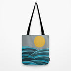 The ocean, waves and sun Tote Bag Gallery Image 2
