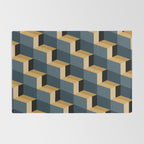 Cuboid Mid Century Abstract Shapes Pattern V Rug Gallery Image 2