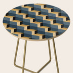 Cuboid Mid Century Abstract Shapes Pattern V Side Table Gallery Image 2