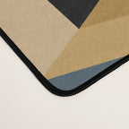 Cuboid Mid Century Abstract Shapes Pattern V Desk Mat Gallery Image 4