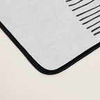 Black and white pine tree doodle art pattern Desk Mat Gallery Image 4