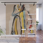 Abstract Female Figure Wall Mural Gallery Image 1