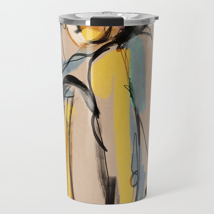 Abstract Female Figure Travel Mug Gallery Image 1