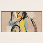 Abstract Female Figure Desk Mat Gallery Image 3
