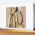 Abstract Female Figure Wall Mural Gallery Image 2