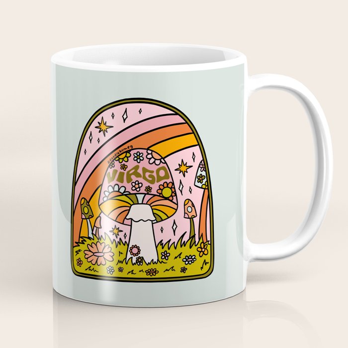 Virgo Mushroom Coffee Mug Gallery Image 1