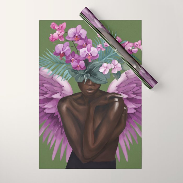 Celestial Bloom Wrapping Paper Gallery Image 1