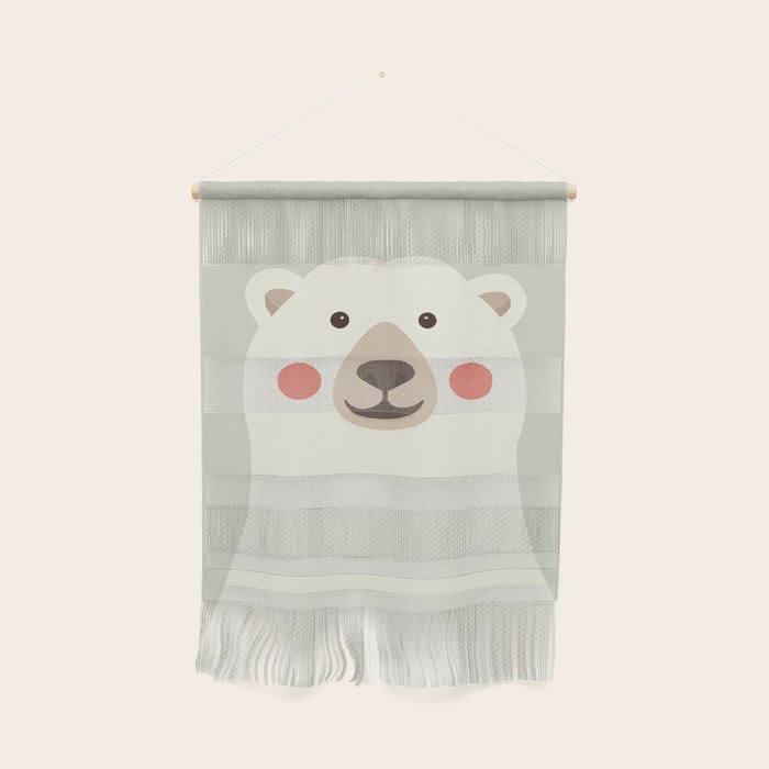 Polar Bear, Animal Portrait Wall Hanging Gallery Image 1