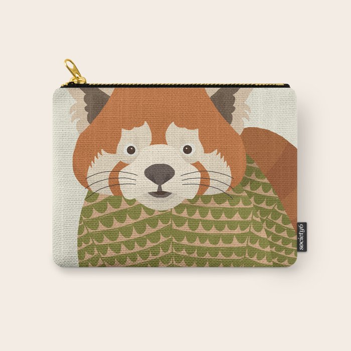 Whimsical Red Panda Carry All Pouch Gallery Image 1