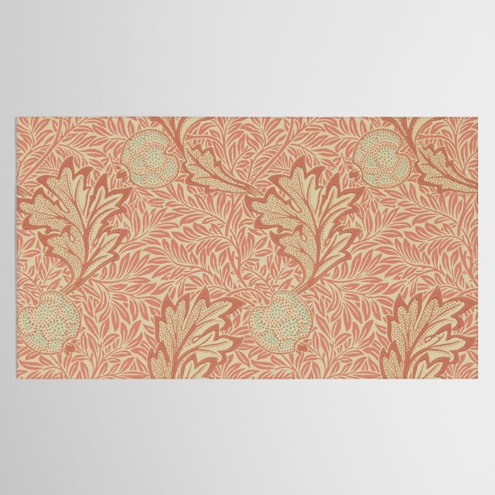 William Morris Apple Rust Gold Vintage Pattern Tablecloth Gallery Image 2
