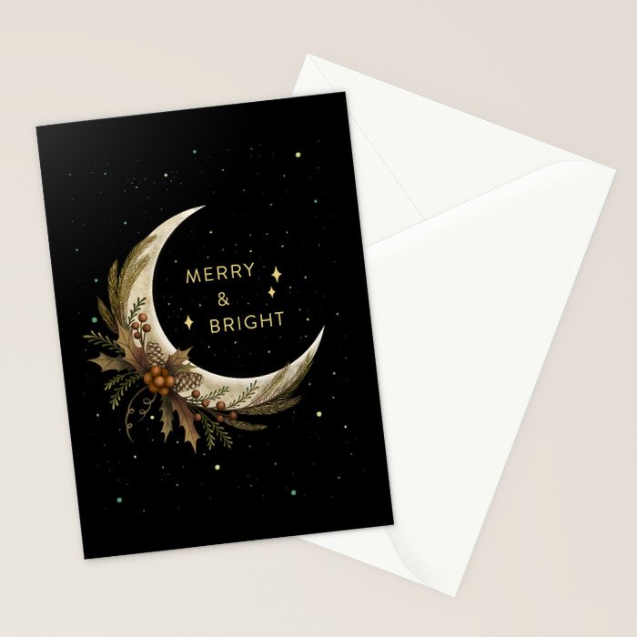 Merry & Bright Stationery Card Gallery Image 2