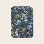 Skull Snake and Flowers Bath Mat Gallery Image 1