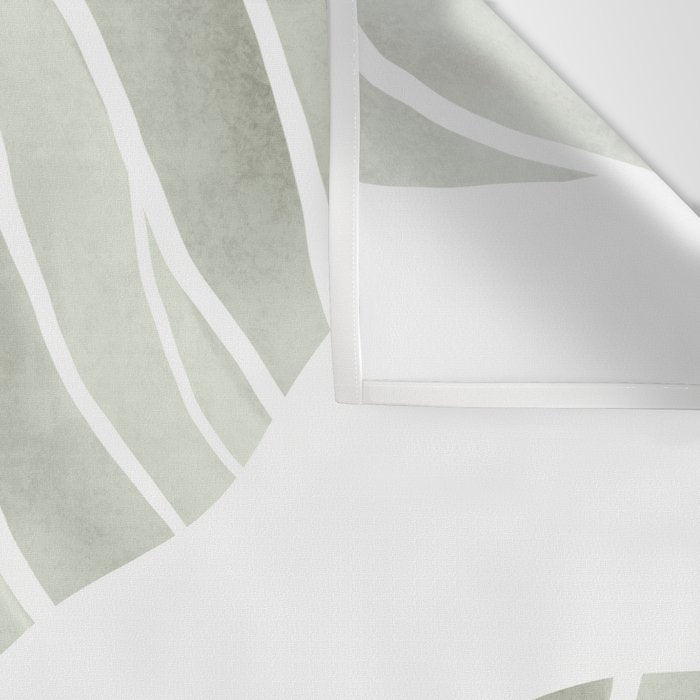 Sage green tropical leaves Wall Tapestry Gallery Image 3