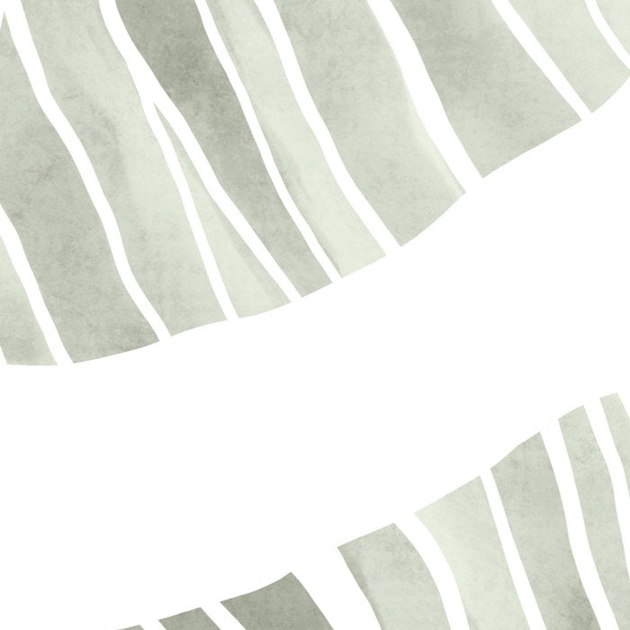 Sage green tropical leaves Coffee Mug Gallery Image 2