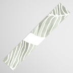 Sage green tropical leaves Table Runner Gallery Image 3