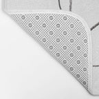 Minimalist Line Art Plant Drawing Bath Mat Gallery Image 2