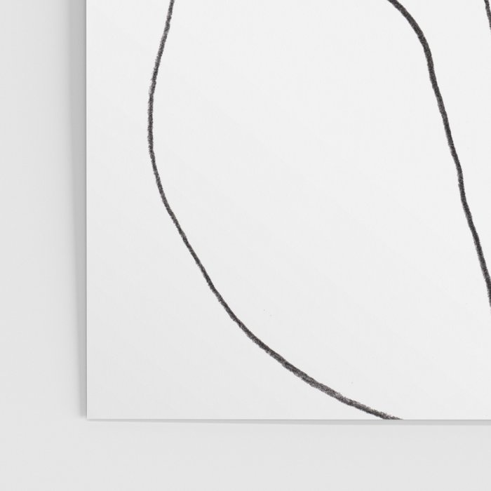 Minimalist Line Art Plant Drawing Poster Gallery Image 3