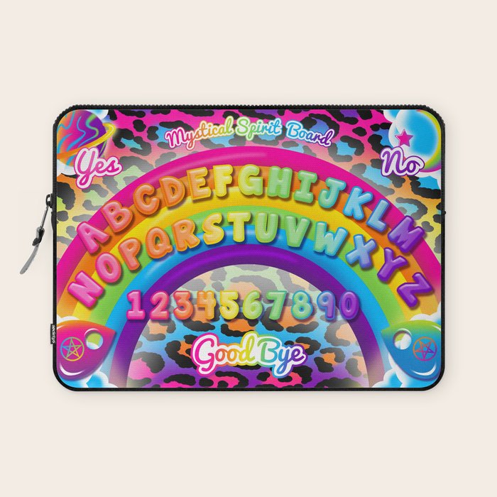 1997 Neon Rainbow Spirit Board Laptop Sleeve Gallery Image 1