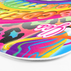 1997 Neon Rainbow Spirit Board Bath Mat Gallery Image 3