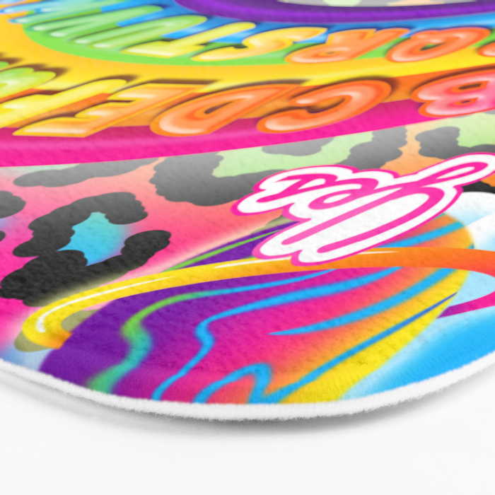 1997 Neon Rainbow Spirit Board Bath Mat Gallery Image 3