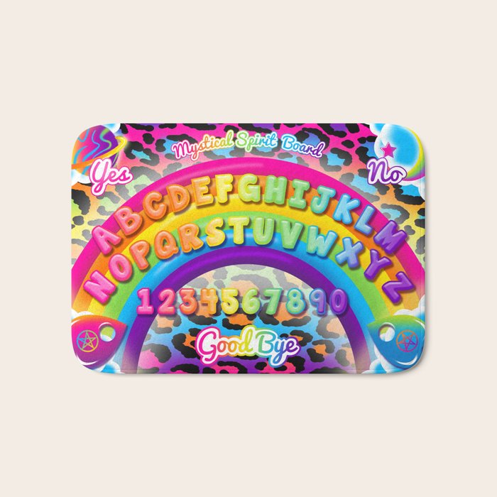 1997 Neon Rainbow Spirit Board Bath Mat Gallery Image 1
