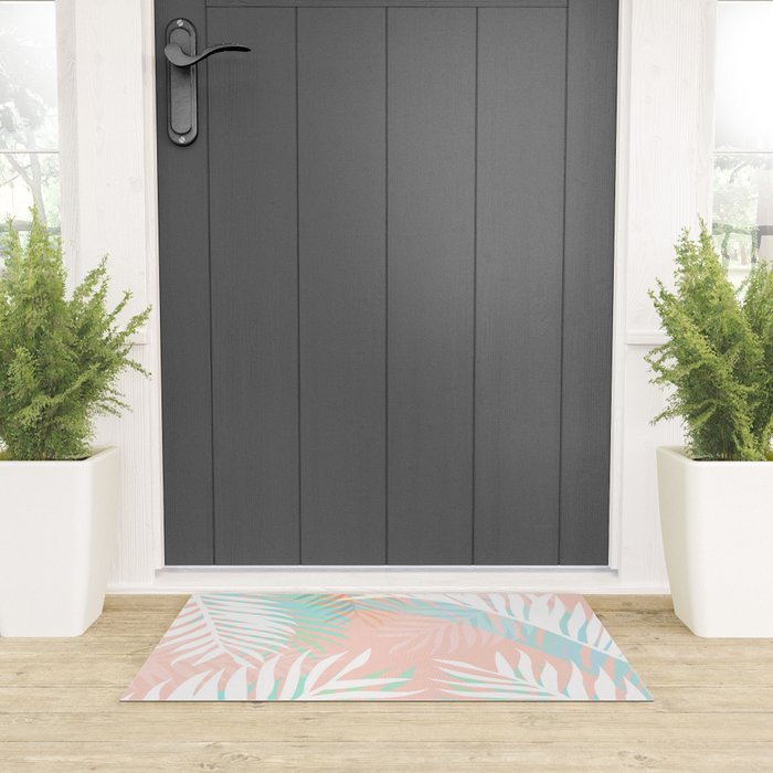 Tropical bliss - palm springs Welcome Mat Gallery Image 3