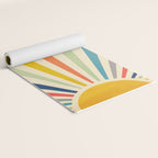 Sun Retro Art III Yoga Mat Gallery Image 2
