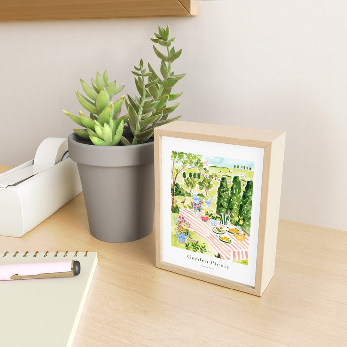 Garden Picnic Mini Art Print Gallery Image 2