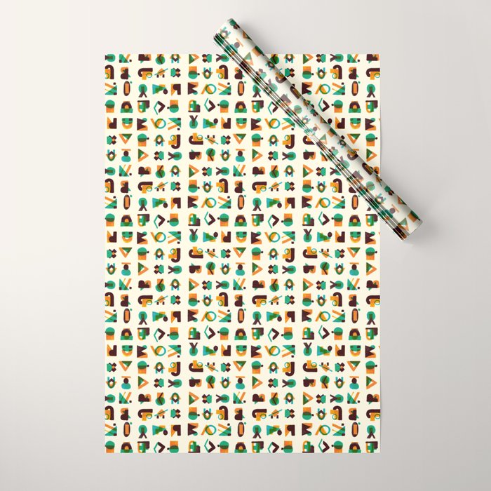 Shape of thoughts Wrapping Paper Gallery Image 1