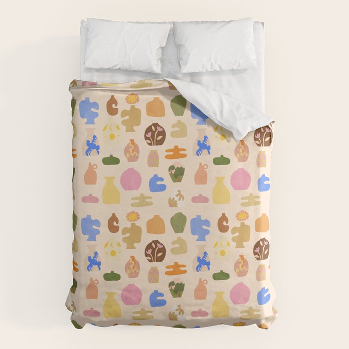 Abstract Vases Duvet Cover Gallery Image 6