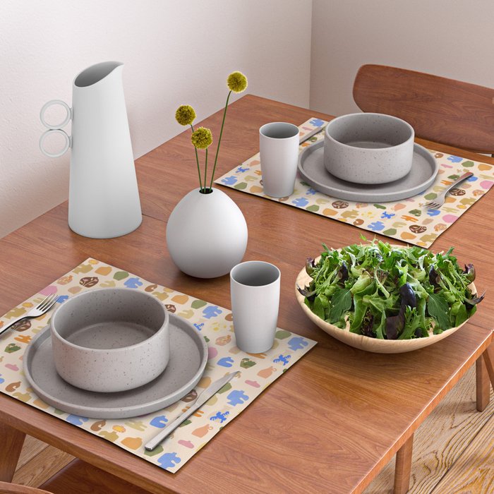 Abstract Vases Placemat Gallery Image 2