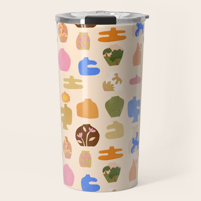 Abstract Vases Travel Mug Gallery Image 1