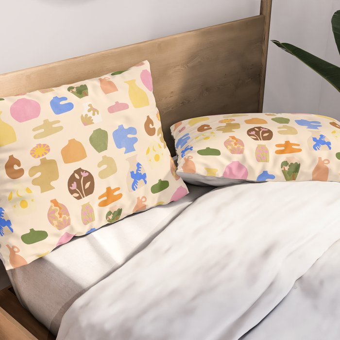 Abstract Vases Pillow Sham Gallery Image 2