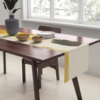 Modern Abstract Woman in Yellow Dress Table Runner Gallery Image 2