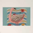 Pink Flamingo Welcome Mat Gallery Image 1