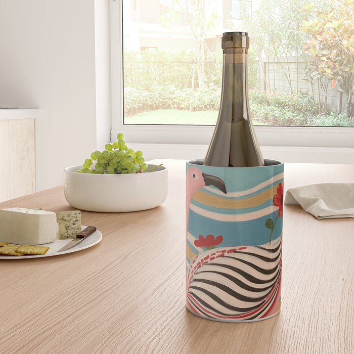 Pink Flamingo Wine Chiller Gallery Image 4