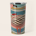 Pink Flamingo Travel Mug Gallery Image 1