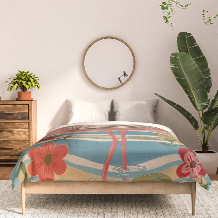 Pink Flamingo Comforter Gallery Image 3