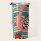Pink Flamingo Travel Mug Gallery Image 3